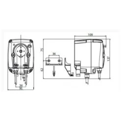 Doseerpomp B12 Volume Geregelde 1 Tot 12 Liter P/h 7 Doseerpomp B12 Volume Geregelde 1 Tot 12 Liter P/h -Topzwembad doseerpomp b3 volume geregelde 1 tot 4 liter pm 2