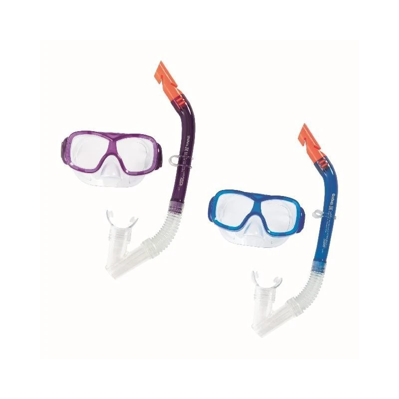 Bestway Duikbril Hydro Swim Snorkelset Pike 7 Jr + 3 Bestway Duikbril Hydro Swim Snorkelset Pike 7 Jr +