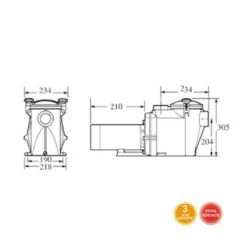 Hayward Superpool VSTD 19,5 M³/U-230 V ,5 Pk 7 Hayward Superpool VSTD 19,5 M³/U-230 V ,5 Pk -Topzwembad hayward superpool vstd 195 mu 230 v 5 pk 2