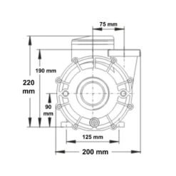 LX LP250 Pump 1-spd 2,5hp 12 LX LP250 Pump 1-spd 2,5hp -Topzwembad lx lp250 pump 1 spd 25hp 3