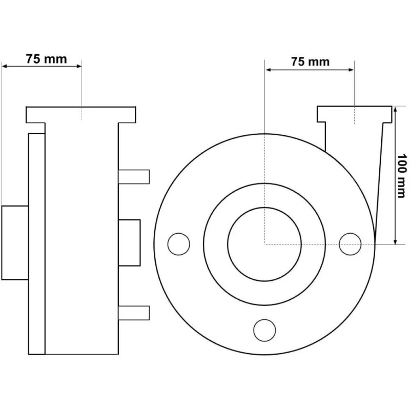 LX LP250 Pump 1-spd 2,5hp 8 LX LP250 Pump 1-spd 2,5hp - Afbeelding 6