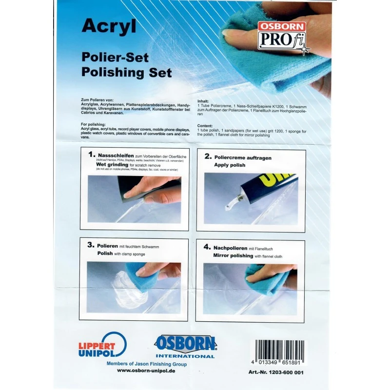 Polijstset Voor Spa, Hot Tubs Acryl 4 Polijstset Voor Spa, Hot Tubs Acryl - Afbeelding 2