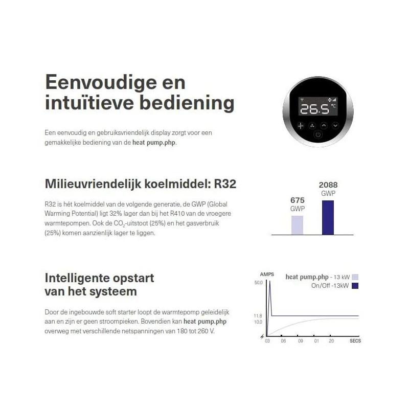 Poool Zwembad Warmtepomp Full-inverter (13 KW) 5 Poool Zwembad Warmtepomp Full-inverter (13 KW) - Afbeelding 3