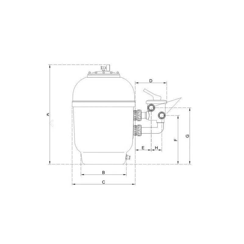 PPG FILTER Side-Mount 16 M³ 5 PPG FILTER Side-Mount 16 M³ - Afbeelding 3