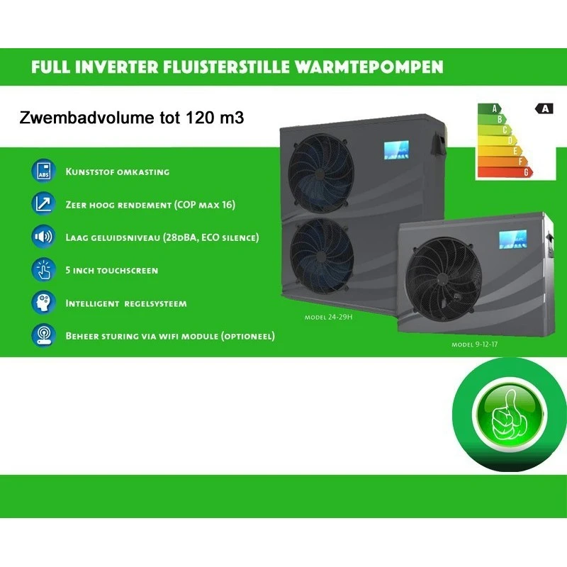 Warmtepomp Full Inverter 24 KW - 90 M3 (380 Volt) 4 Warmtepomp Full Inverter 24 KW - 90 M3 (380 Volt) - Afbeelding 2