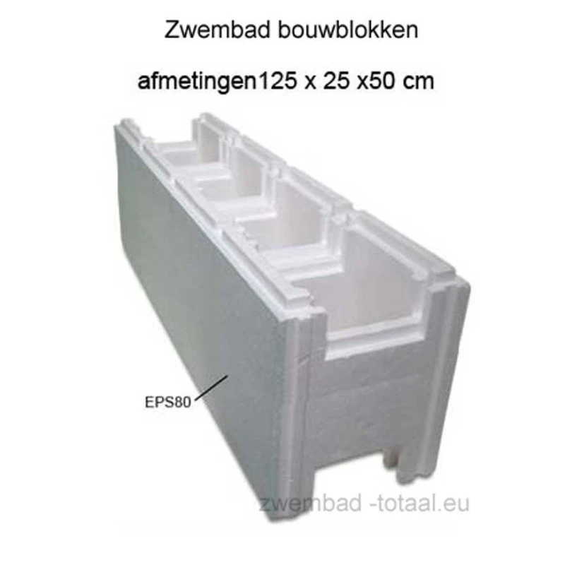 Zwembad Snelbouwblok XXL 16 Stuks 3 Zwembad Snelbouwblok XXL 16 Stuks