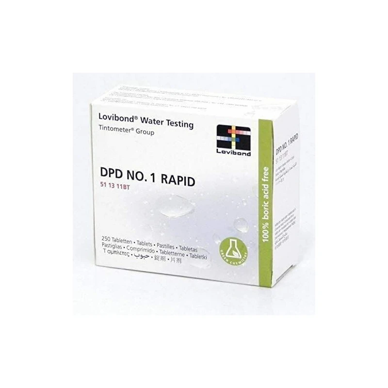 Zwembadwater DPD1 Navultabletten (vrijchloor) 250 Stuks 4 Zwembadwater DPD1 Navultabletten (vrijchloor) 250 Stuks - Afbeelding 2